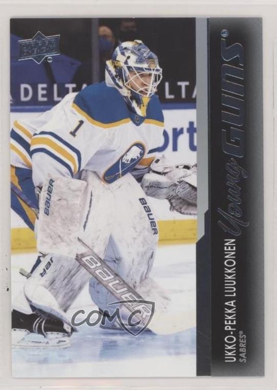 2021-22 Upper Deck Series 1 Young Guns Ukko-Pekka Luukkonen #202 7zn