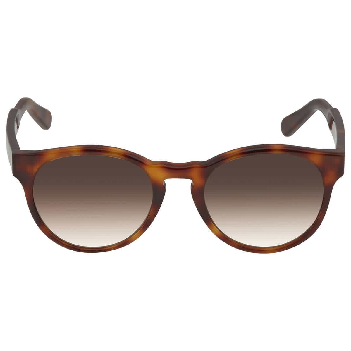 Salvatore Ferragamo Brown Gradient Round Ladies Sunglasses 