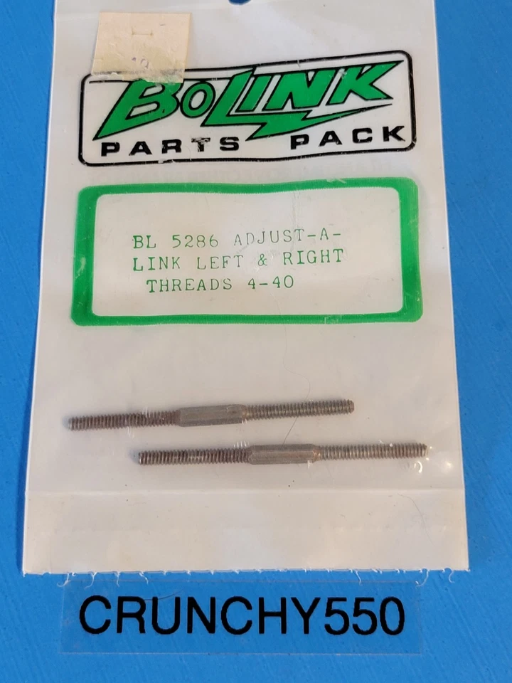 Bolink BL-5286 Adjust-a-Link Steering Rods 4-40 Left & Right Vintage RC - Image 2 of 3