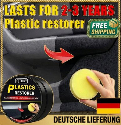 100g Car Plastic Restorer Coating Polish Agent Auto Rubber Exterior Repair Clean