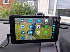 Universal 7" QLED Car Radio Stereo Android Auto Apple CarPlay GPS Sat Nav DSP BT