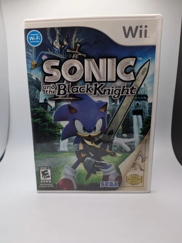 Sonic and the Black Knight (Nintendo Wii 2009) - Complete - Very Good Condition