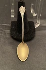 Vintage Gorham Sterling Demitasse Gold Wash Spoon M Mono 3-3/4” L