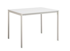 Tavolo da pranzo GROSSETO in metallo e legno laminato, LAP 100x75x75 cm
