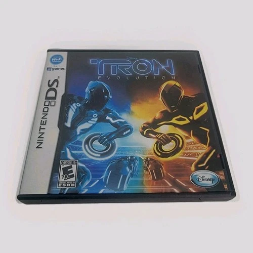 Tron Evolution Nintendo DS Game CIB Disney 2010 E10+ Action Racing NTSC-U/C