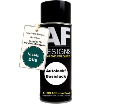 Für Nissan DV8 Marine Green Metallic Spraydose Basislack Sprühdose 400ml