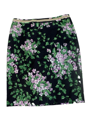 New Talbots Woman The Oprah Magazine Collection Pencil Skirt Sz 14 Floral Lined