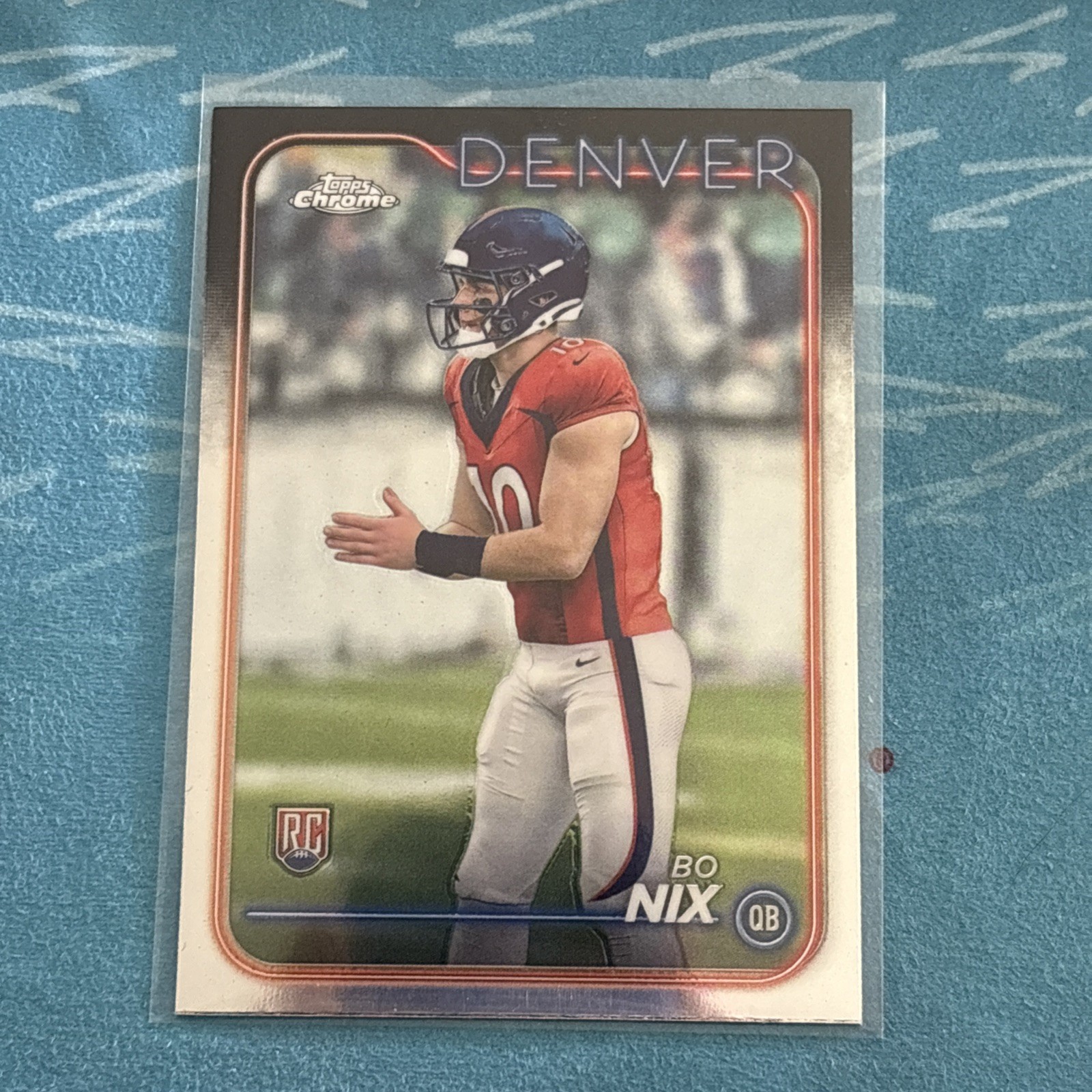 2024 Topps Chrome - Rookies Bo Nix #206  (RC)