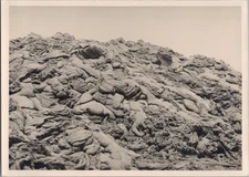 Italia, Napoli, Vesuvius, Lava vintage silver print on Agfa paper Silver print