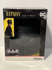 DC Batman Cape  Mask Set One Size 6 years NEW SEALED