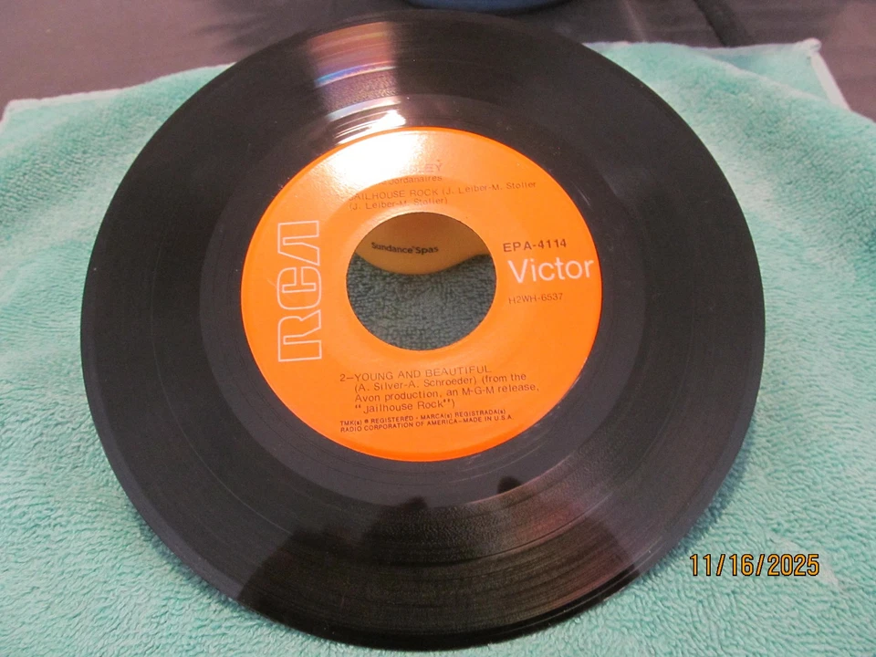 ELVIS PRESLEY EPA 4321 KING CREOLE VOL 2 RARE ORANGE LABEL NM/NM - Image 3 of 4