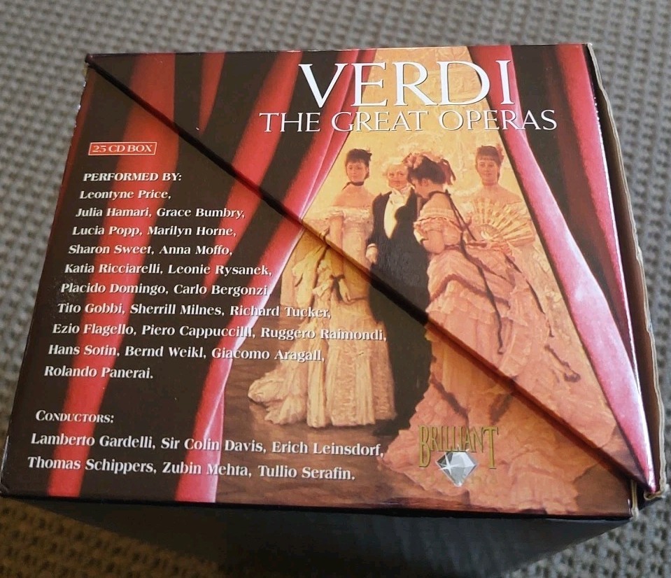 【中古】「非常に良い」Verdi Edition: 12 Great Operas [DVD] [Import] Verdi The Great Operas 25 CD Box Set Brilliant Classics | eBay