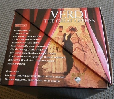 Verdi The Great Operas 25 CD Box Set Brilliant Classics | eBay