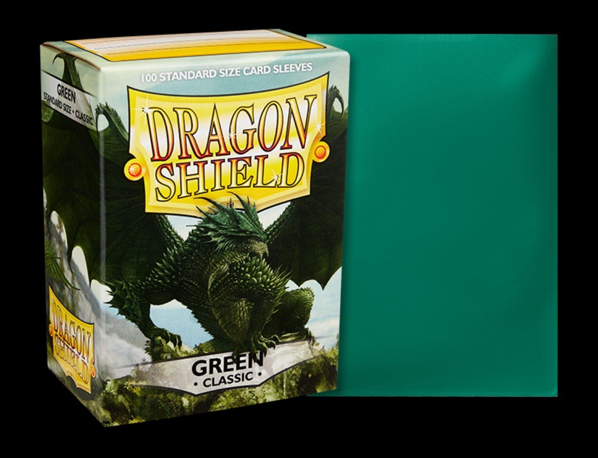 Classic Green 100 ct Dragon Shield Sleeves