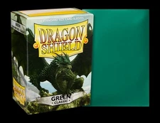 Classic Green 100 ct Dragon Shield Sleeves
