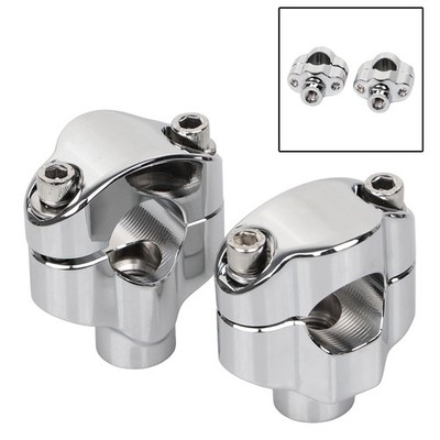 Chrome 1.65'' Tall Handlebar Risers Kit For Harley Dyna Sportster 883 Super Glide