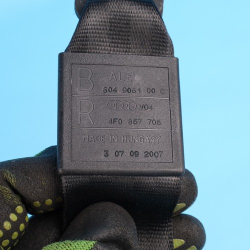 Audi A6 4F C6 Ceinture de Sécurité avant Droite 4F0857706 Prétensionneur Noir PC - Photo 10/12