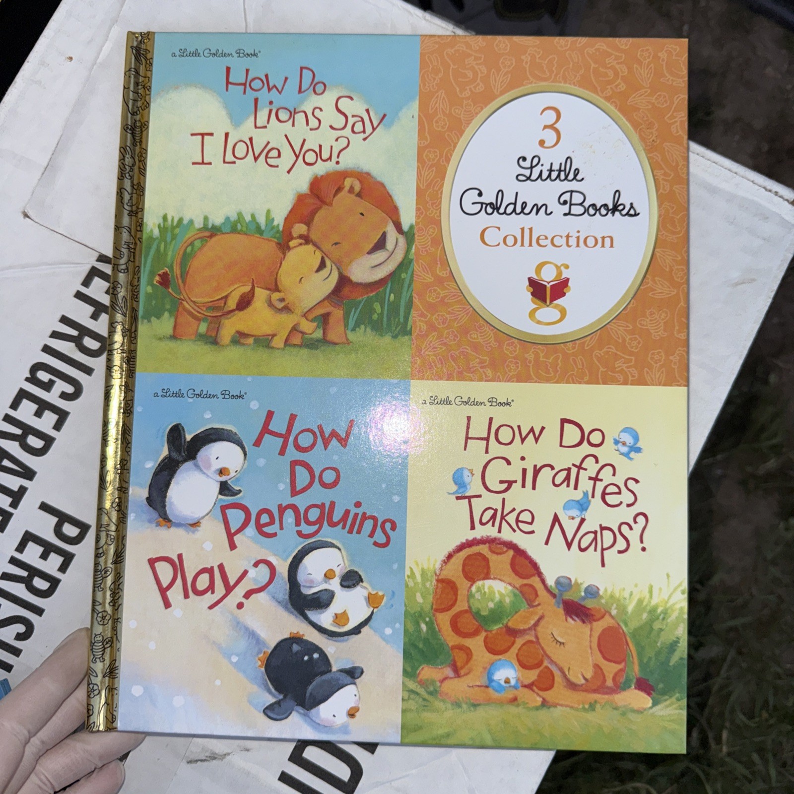 Little Golden Book Collection of 3  HowLions Say Love Penguins Play Giraffe Nap