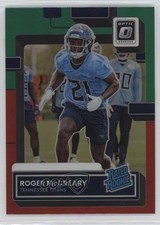 2022 Donruss Rated Optic Preview Red & Green Prizm Roger McCreary Rookie...