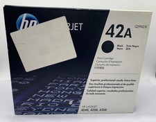 Genuine HP 42A Q5942A Black Original LaserJet Toner Cartridge, OEM
