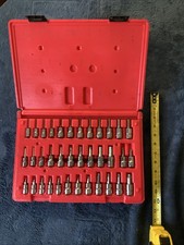 Snap On 36pc Torx And Hex Bit Socket Set .3/8...