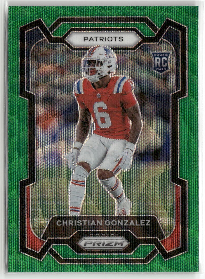 2023 Panini Prizm #369 Christian Gonzalez Green Wave RC ☘️086