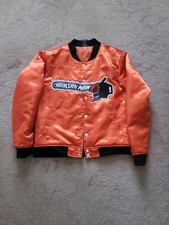 Chainsaw Man Denji Bomber Jacket L BoxLunch Exclusive Orange NWT