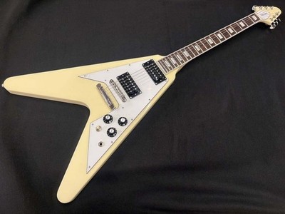 Edwards E-FV-85DフライングV エレキギター クリーム Edwards E-FV-85DフライングV エレキギター クリーム