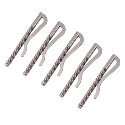 5Pcs Durable Money Spring Clip DIY Tool For Bifold Leather Wallet Purse Credit