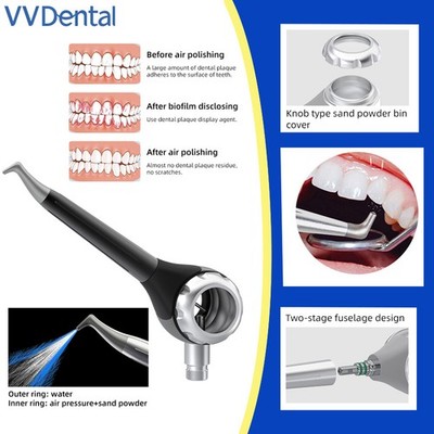 Air Polisher Dental Handpiece Polisher Dental Air Prophy Unit Jet 2/4 Holes