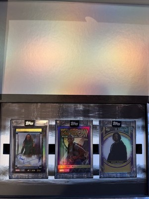2025 Topps MarvelTheCollector, Bucky Barnes & Riri Williams /15,Mantis Auto /100