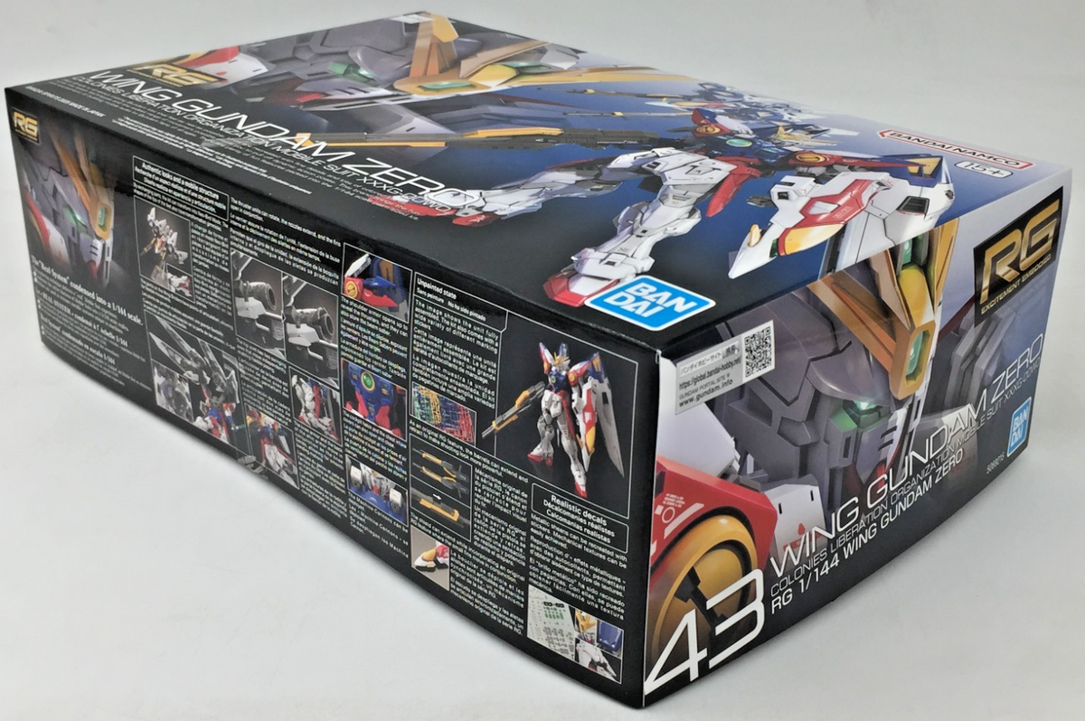 Bandai Namco Mobile Suit Wing Gundam Zero Colonies XXXG-00W0 RG