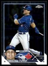 Daulton Varsho 2023 Topps Chrome #33 Blue Jays MLB READ FREE SHIP AutographDen
