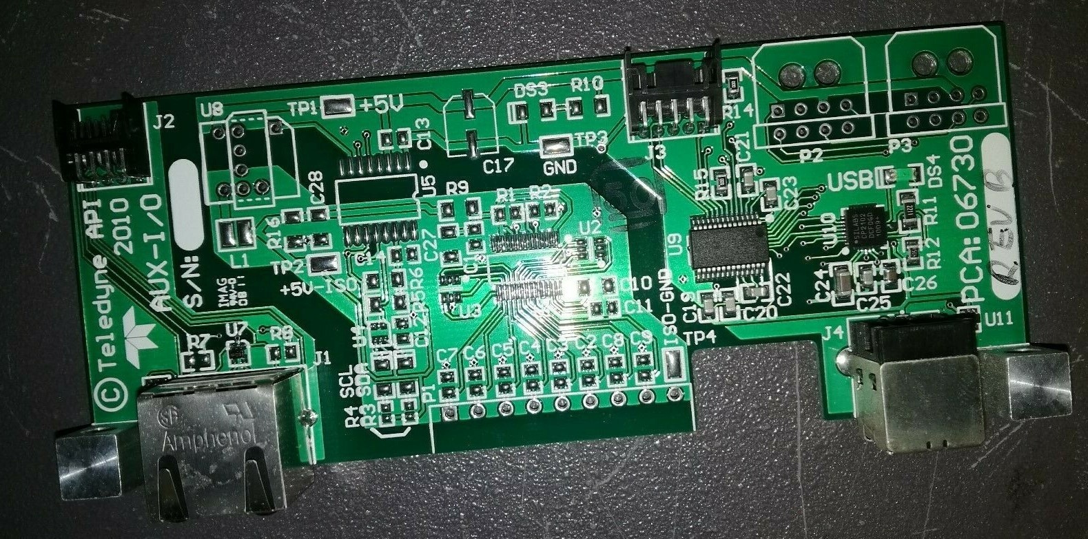 06730 Rev:B AUX--I/O PCB for NOx Analyser Model T-200 / API T200 #za