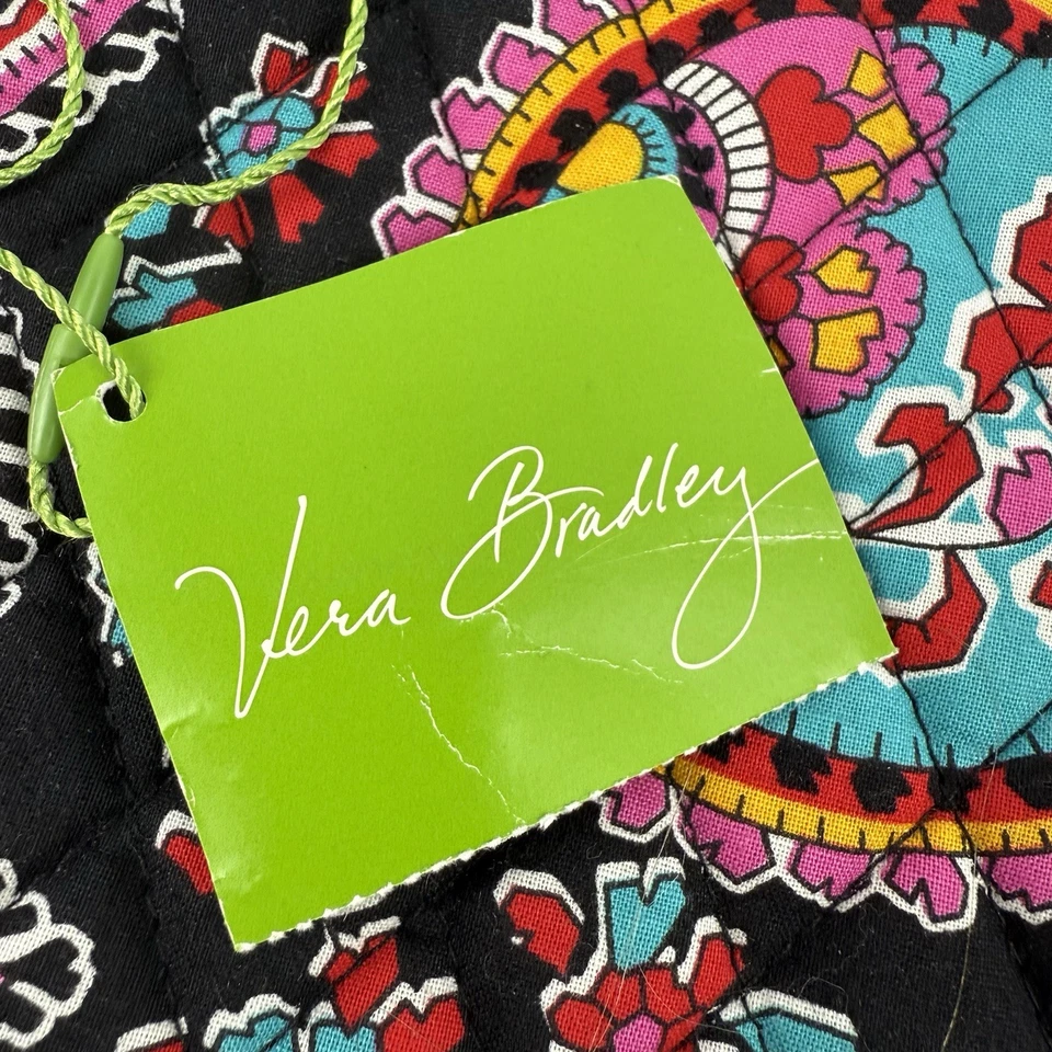 Vera Bradley Funda Tableta Parisina Paisley Acolchada 13” Cremallera Totalmente Nueva Foto 3 de 4