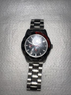 CROTON AQUAMATIC DIVERS WATCH CA301232 JAPAN QUARTZ  GMT BEZEL IN STAINLESS