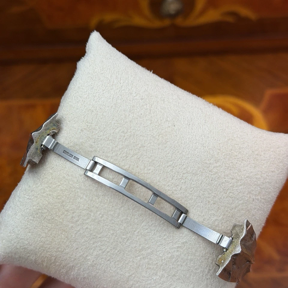 Lapponia Finland Designer Watch Björn Weckström Style Silver Tone Quartz - Bild 3 von 4