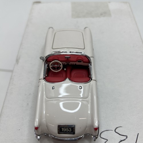 Franklin Mint Precision Models 1953 Chevrolet Corvette White1/43 Scale Diecast - Picture 6 of 7