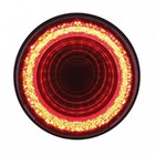 24 LED 4" Round "MIRAGE" Stop, Turn & Tail Light - Red LED/Clear Lens