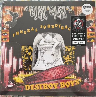 Destroy Boys Funeral Soundtrack #4 LE numbered Black Cherry New Sealed Vinyl