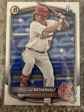 JJ Wetherholt 2025 Bowman 1st Bowman St Louis Cardinals #BP-22 Up And Coming ⭐️
