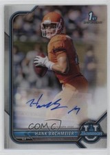 2021-22 Bowman U Bowman Chrome Prospect Auto Hank Bachmeier #BCPA-HBA Auto 1u6