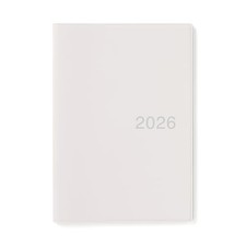 MUJI 84854316 2026 B6 Monthly Planner Starts on December 2025 B6 White Gray