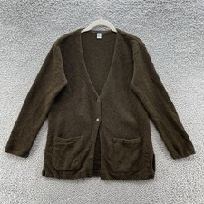 Peruvian Connection Sweater Medium Brown Alpa...