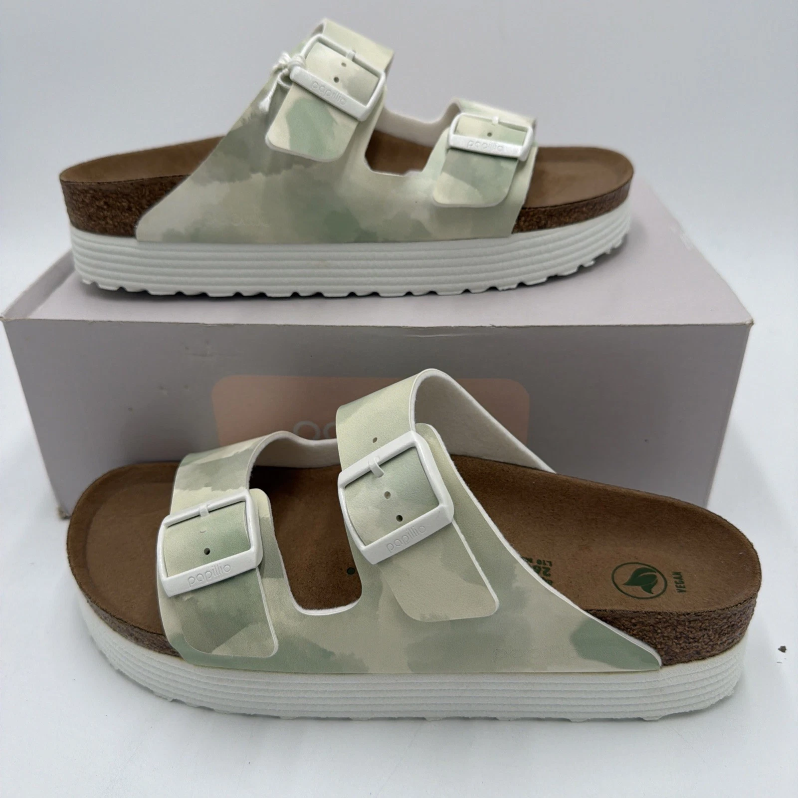 Papillio by Birkenstock Women's Arizona Flex Platform Birko-Flor Sandals 37 US 6
