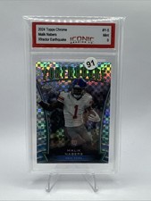 2024 Topps Chrome Malik Nabers Xfractor Youthquake Rookie Iconic 9
