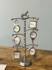 Vintage 1990s Family Tree Style Baby Hanging Photo Frame Baby Shower Gift - Bell