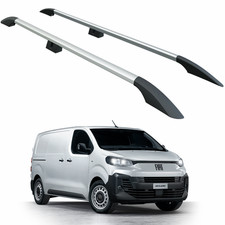 For Peugeot Expert Mk3 SWB L1 2016-2025 Aluminium Roof Rails Silver