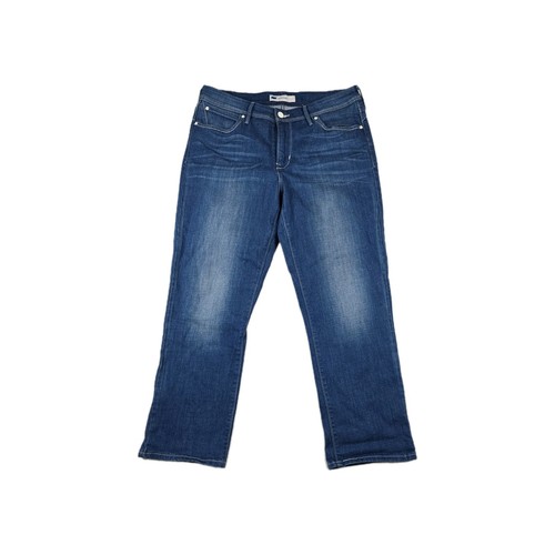 Levis Mid Rise Skinny Damen Gr. 12 W 31 Blau Denim Jeans Medium Wash