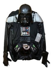 STAR WARS Darth Vader Boys Costume Disney Store Size 12-14 New With Tags